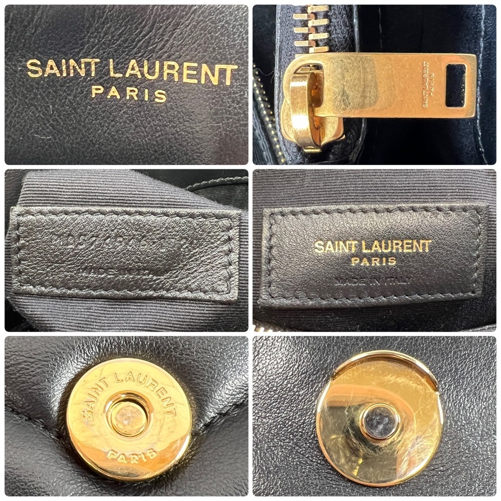 YSL Yves Saint Laurent LouLou Lou Lou Chain Handbag Shoulder Bag Crossbody Purse - Picture 9 of 9